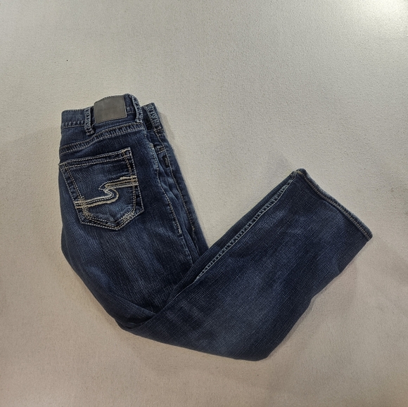 Silver Jeans Zac Straight Leg Jeans Men's 33x32 Medium Wash - Picture 2 of 8